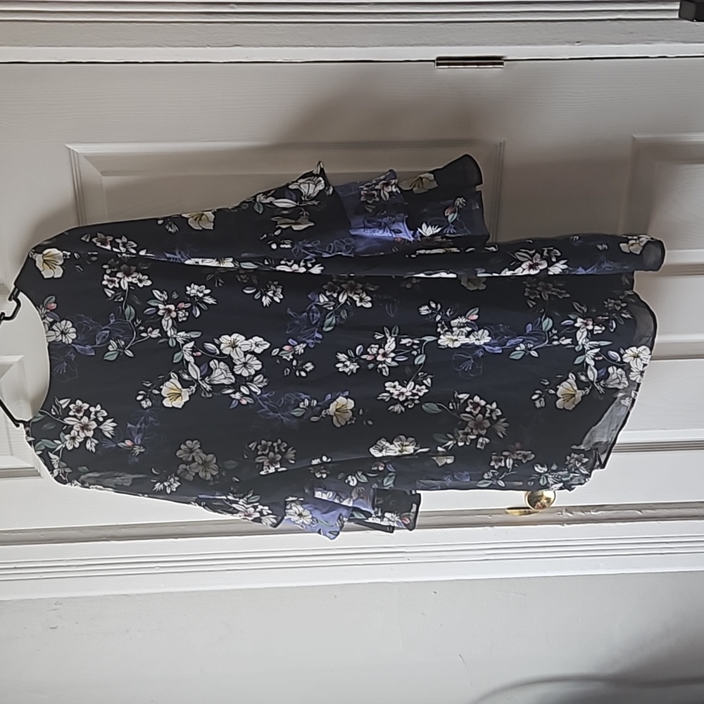 🌞Summer Dress Vince Camuto, Flutter Sleeve Size 12 - Picture 2 of 5